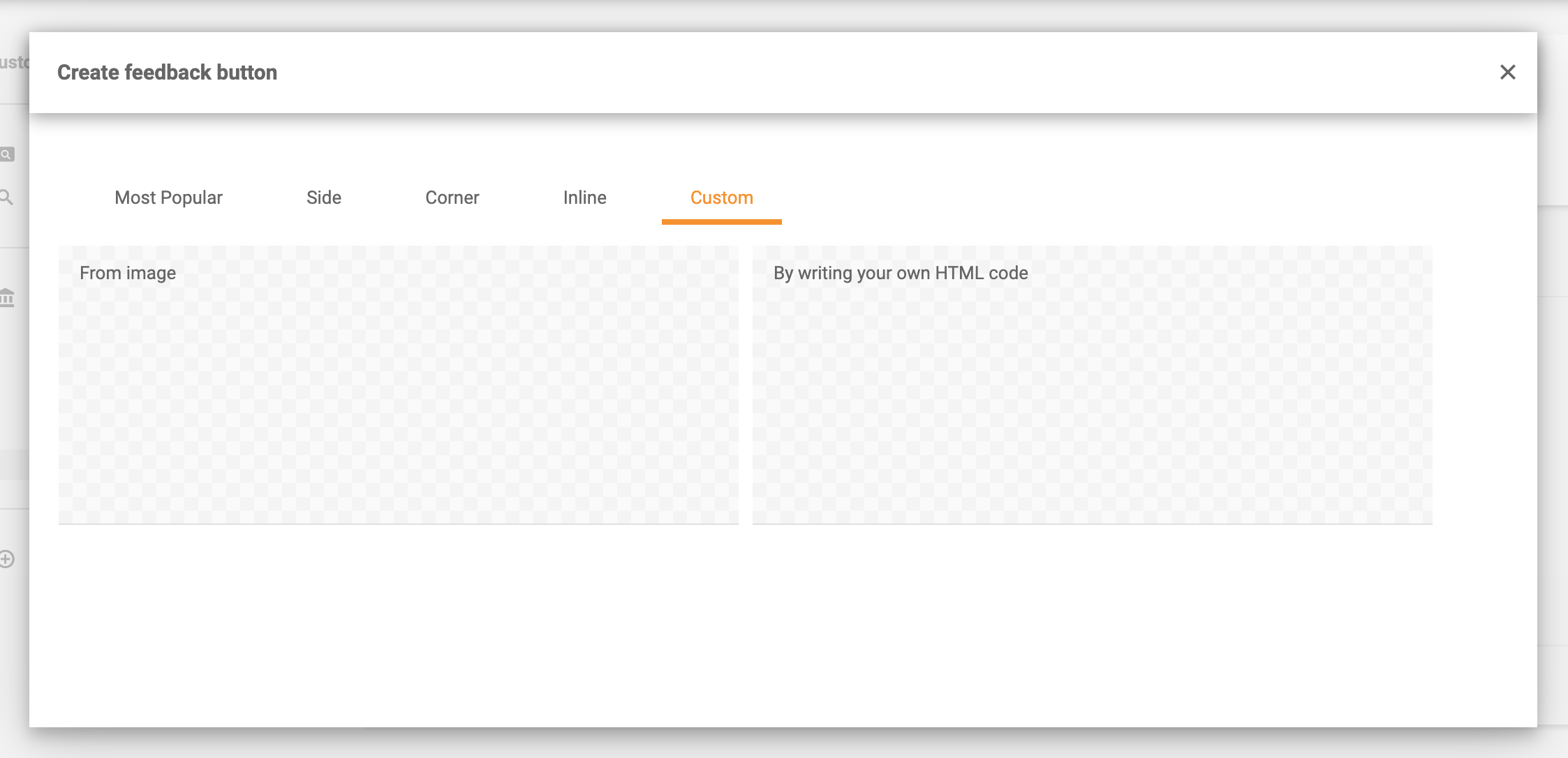 Pielāgotas atsauksmju pogas