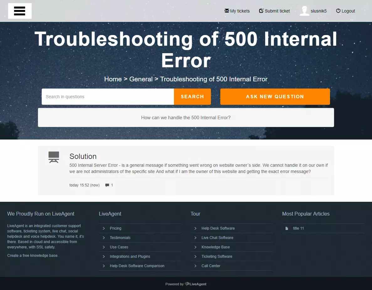 Forums klientu portālā
