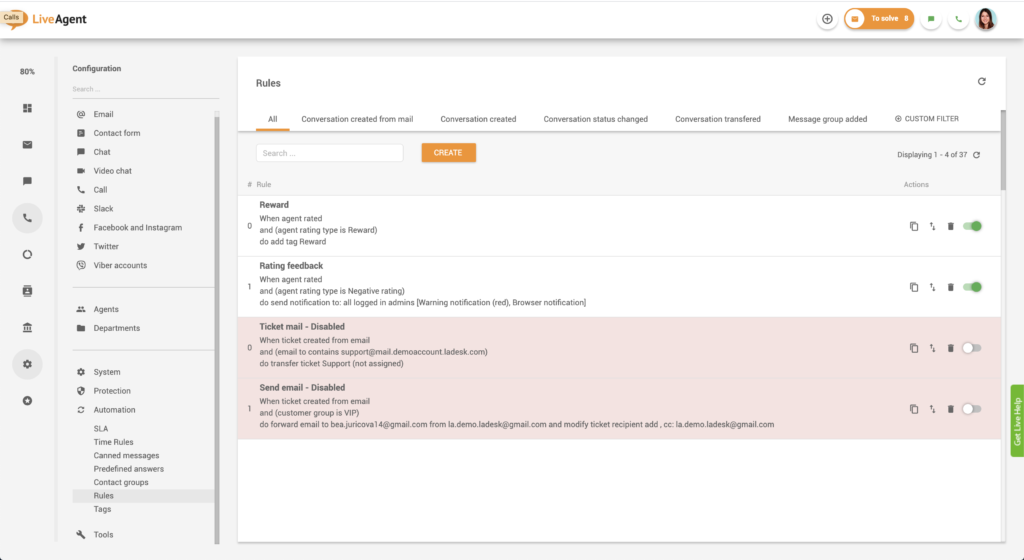 Automatizācijas noteikumi