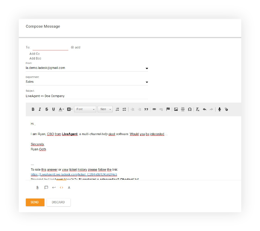 WYSIWYG redaktors - Jauna biļete