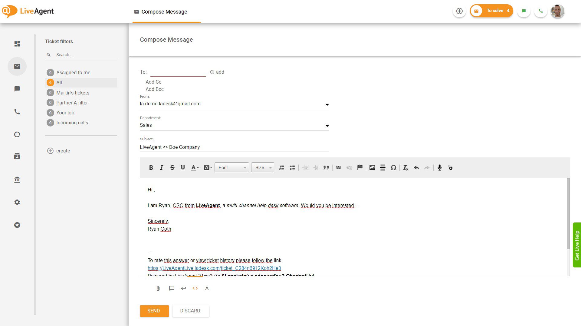 WYSIWYG redaktors jaunā biļetē