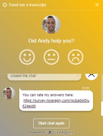 Aģenta novērtējums atlabošanai vai nosodīšanai