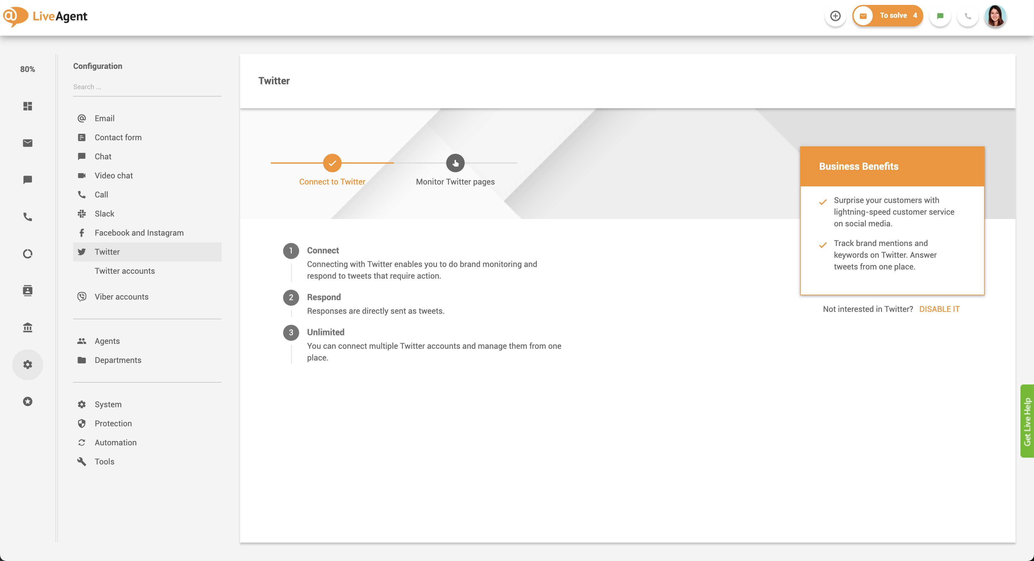Savienojiet Twitter ar universālo iesūtni