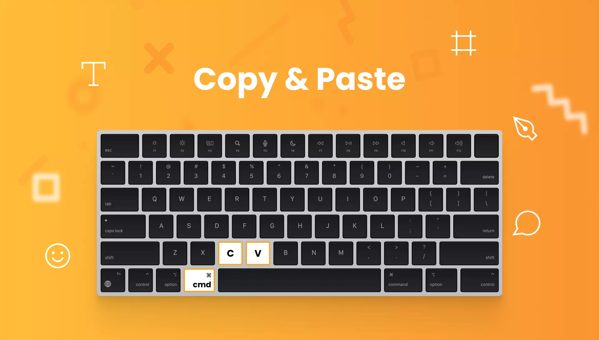 Kopēšanas un ielīmēšanas koncepcija