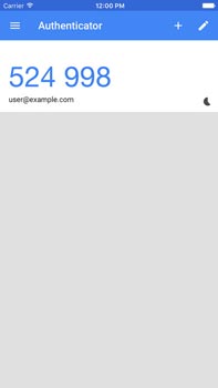 Google Authenticator lietotne