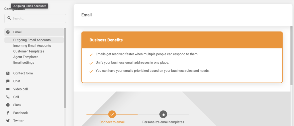 E-pasta integrācija ar LiveAgent