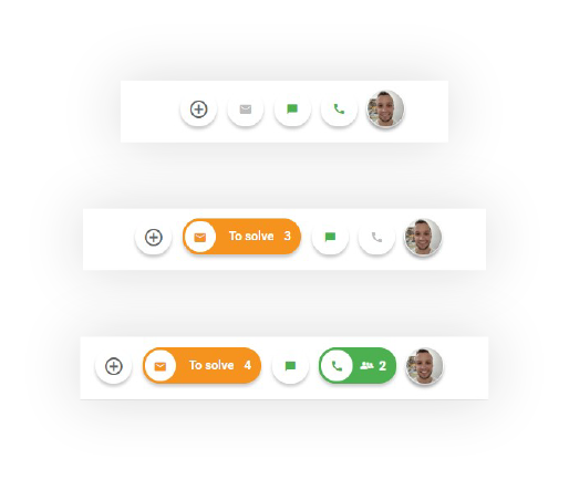 Risinājuma poga LiveAgent