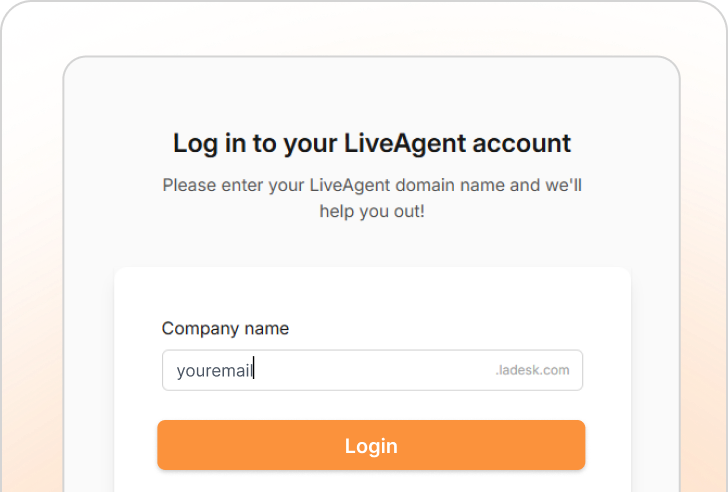 Pierakstieties LiveAgent