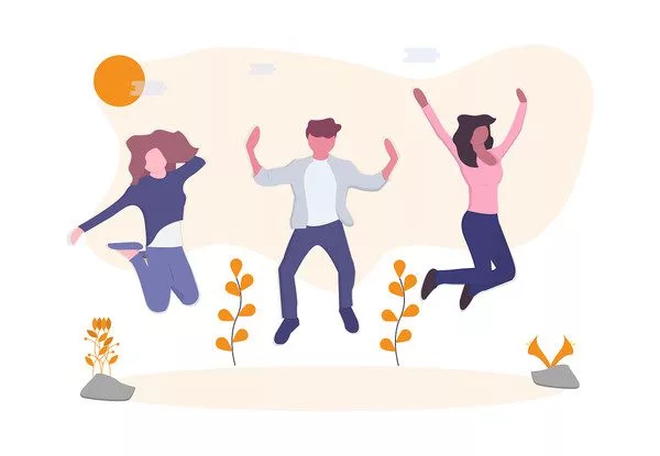 Laimīgi klienti ar e-komercijas atbalstu