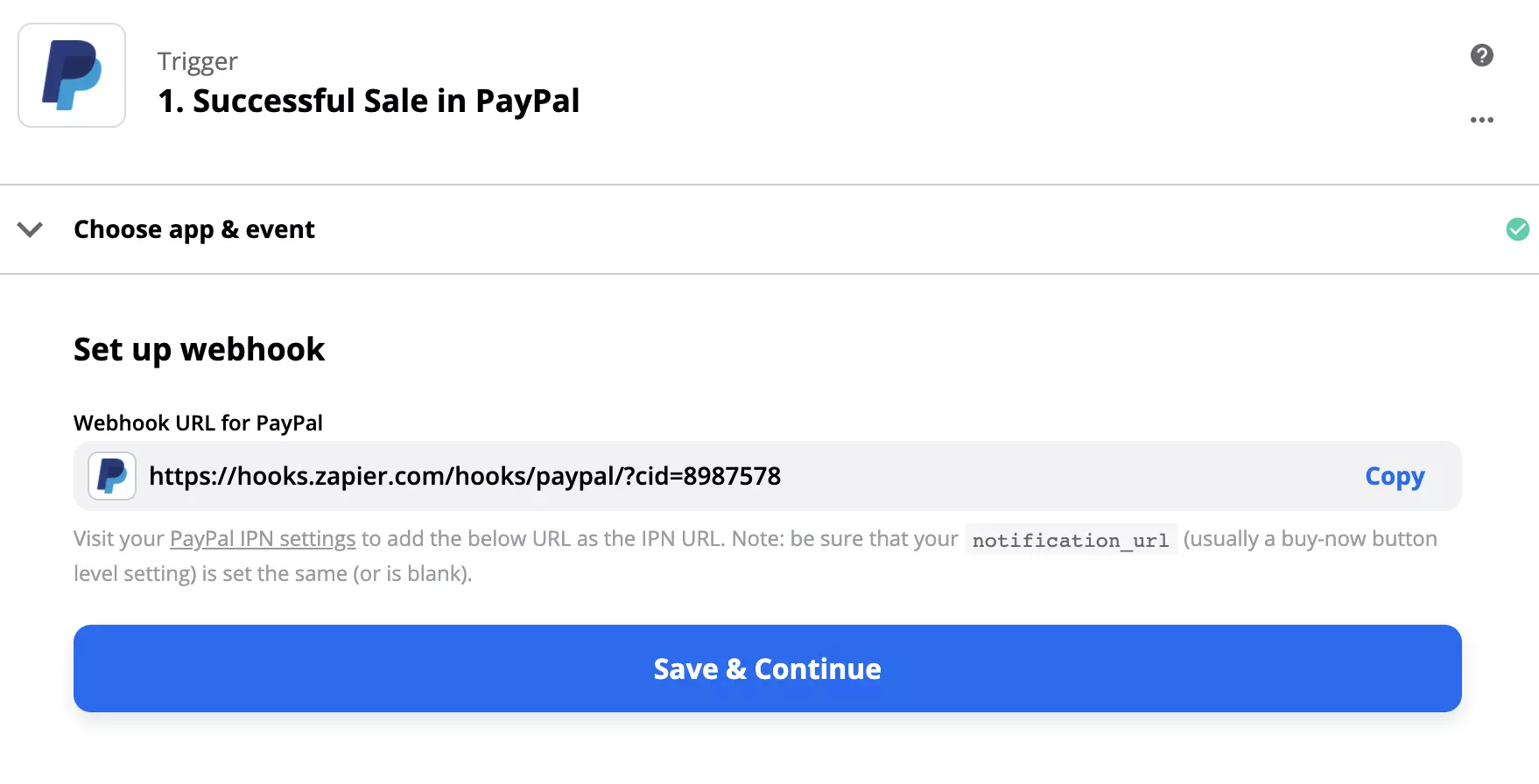PayPal aktivizatora konfigurācija ar webhook iestatīšanu