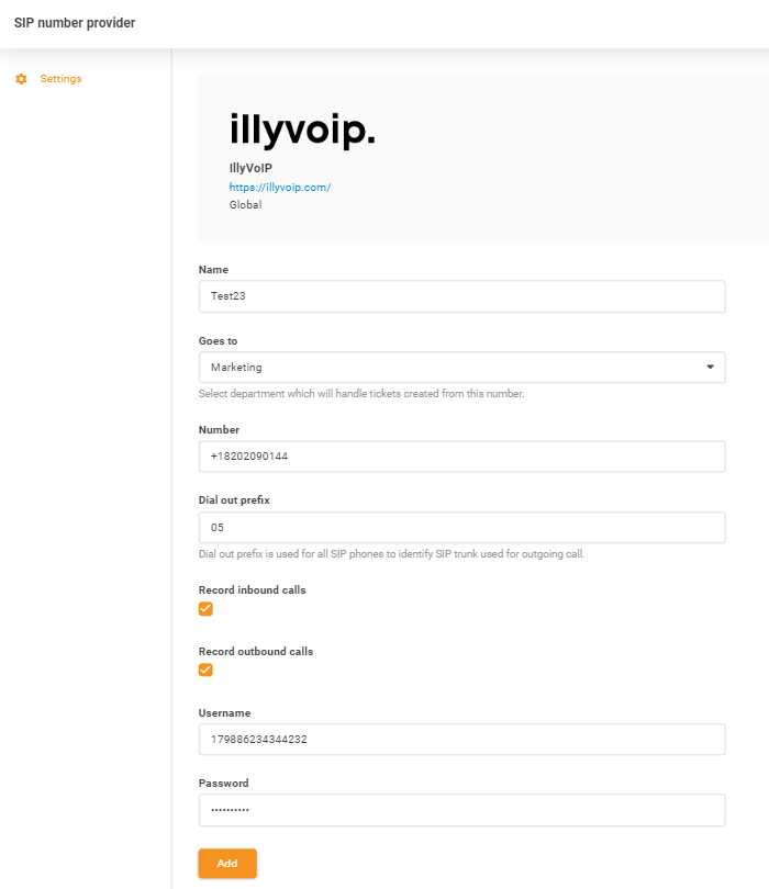 IllyVoIP akreditācijas dati