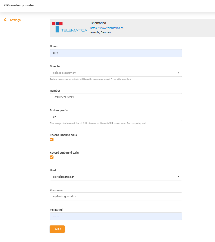 Telematica akreditācijas dati