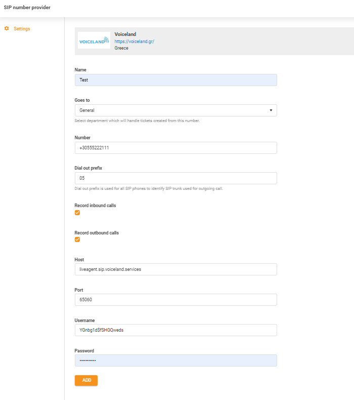 Voiceland akreditācijas dati