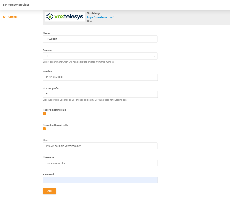 Voxtelesys akreditācijas dati