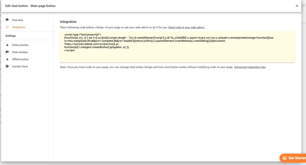 LiveAgent tērzēšanas pogas pielāgošana