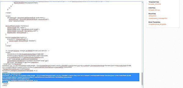 Tiešsaistes tērzēšanas poga ievietota Volusion e-veikala body daļā