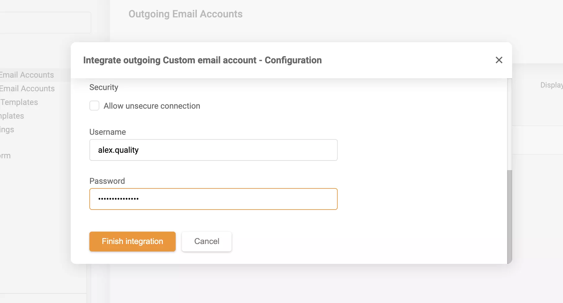 GMX integrācijas pēdējais solis ar LiveAgent