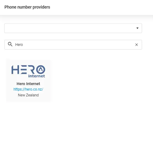 Hero pakalpojuma sniedzējs