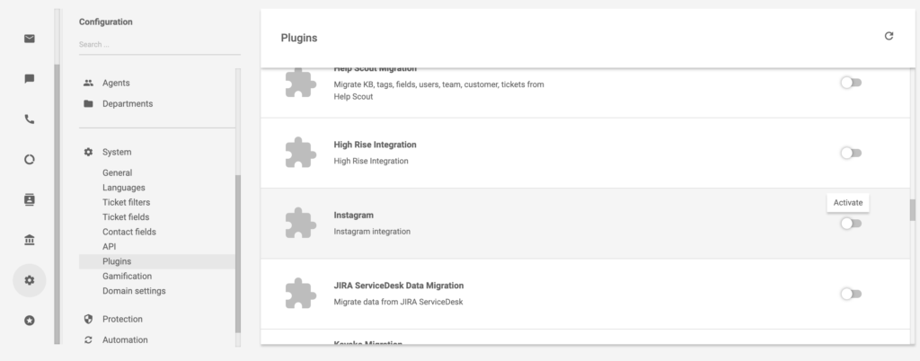 Instagram spraudnis LiveAgent