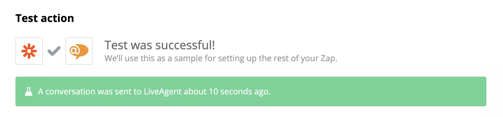 Veiksmīgs HubSpot un LiveAgent integrācijas tests