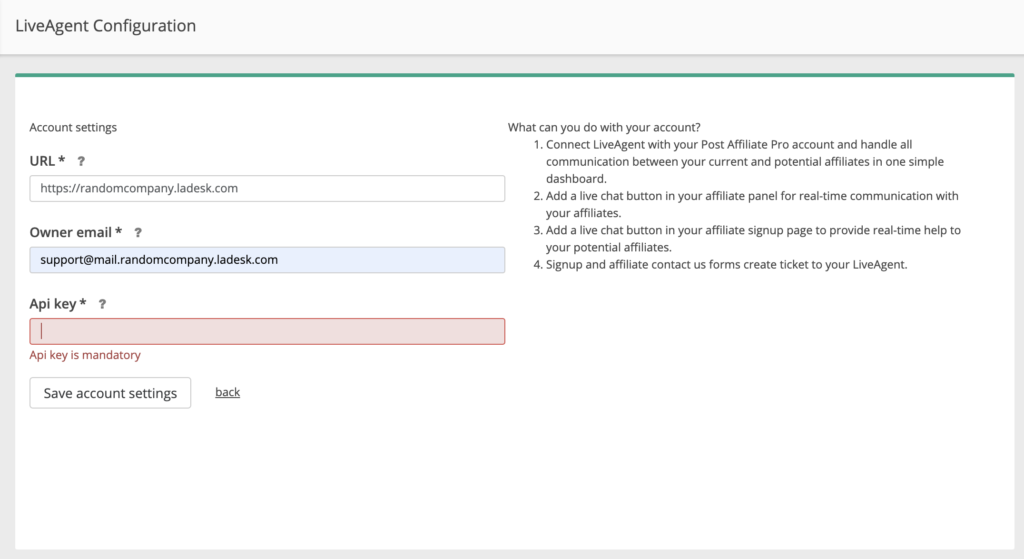 Tiešo tērzēšanu iestatīšana