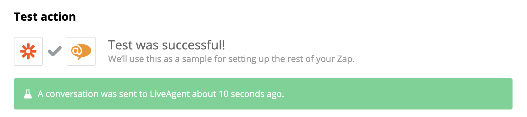 Veiksmīgs ShipStation un LiveAgent integrācijas tests