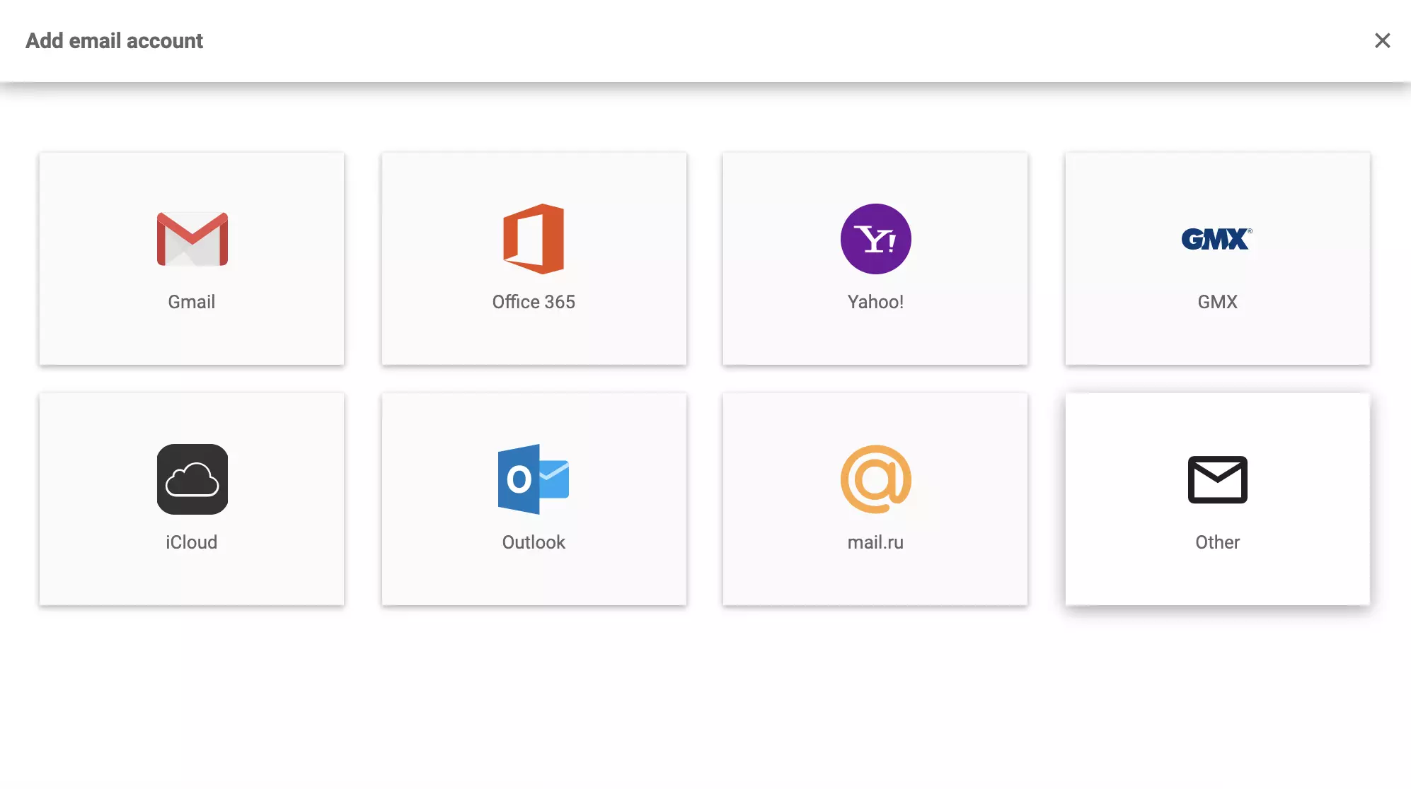 LiveAgent e-pasta konta konfigurācijas opcijas