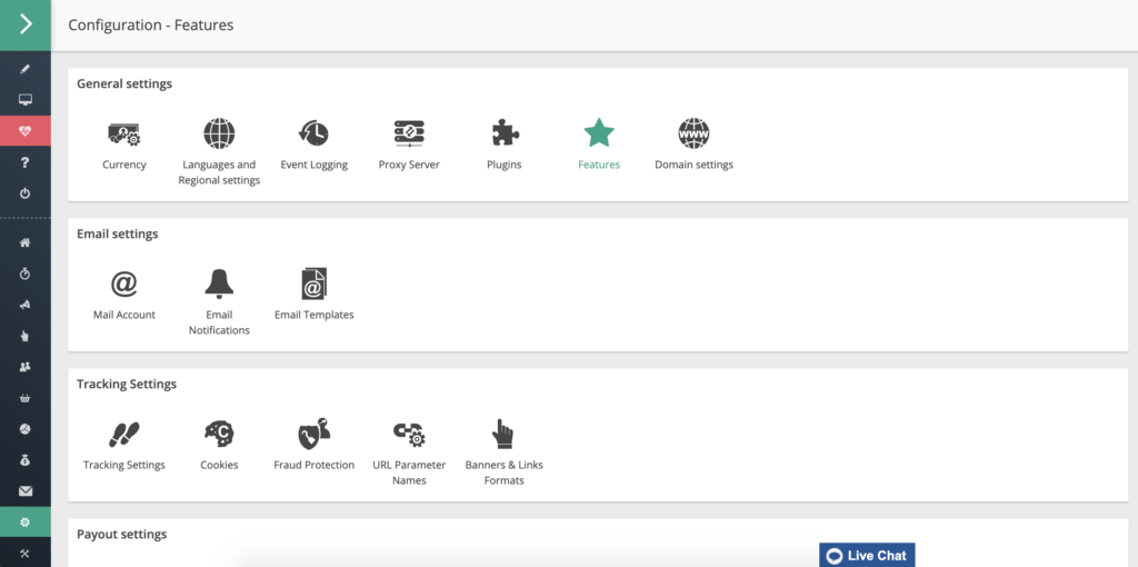 Konfigurācija un funkcijas