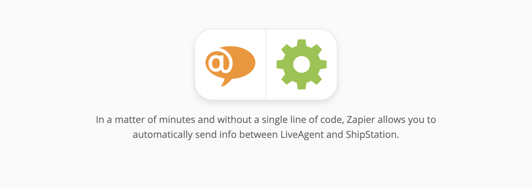 LiveAgent un ShipStation integrācijas lapa Zapier