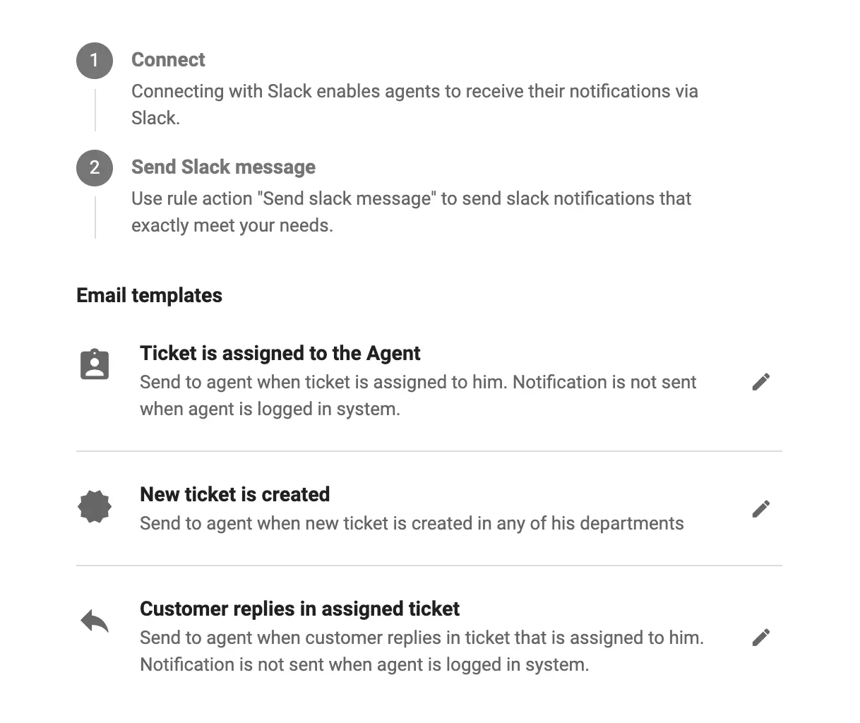 Slack integrācijas opcijas LiveAgent
