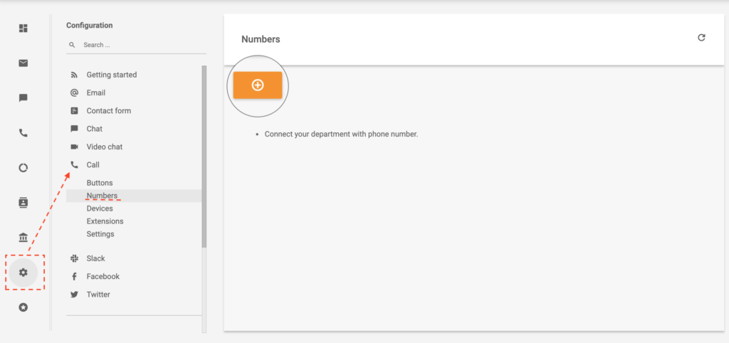 LiveAgent navigation