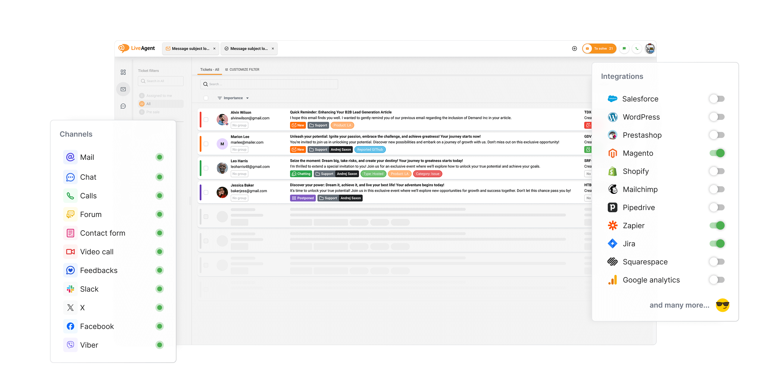 Savienojieties ar saviem klientiem visos kanālos