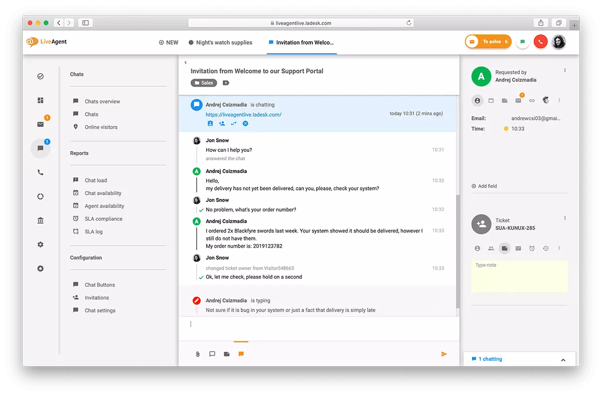 Tiešā čata programmatūra