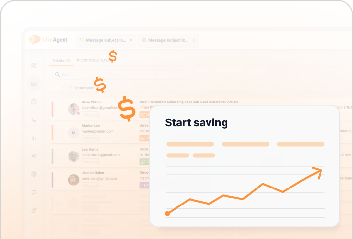 Ietaupiet 75% uz LiveAgent