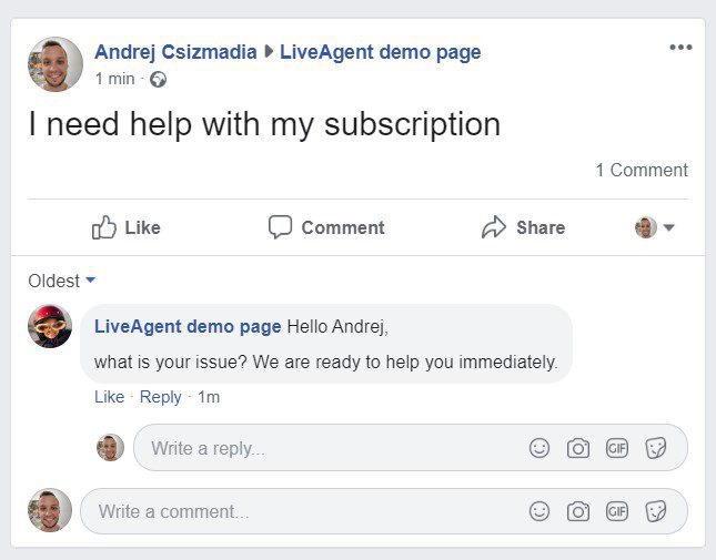Komentāri, uz kuriem jūs atbildat Facebook, izskatīsies tāpat, it kā jūs atbildējāt no Facebook