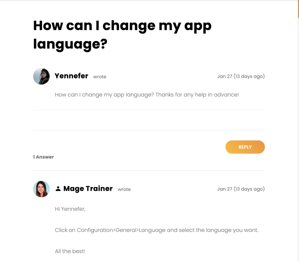 Zināšanu bāzes ekrānuzņēmums