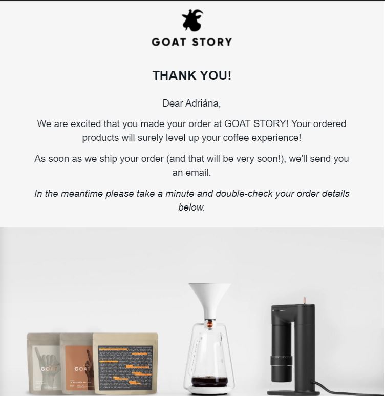 E-pasta stāsta piemērs