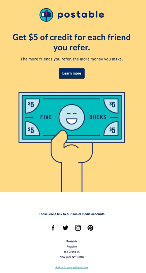 Referāļu mārketinga programmas piemērs